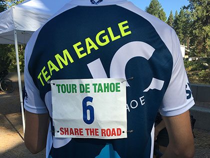 Sierra Nevada College Team Eagle Rider, jersey with number
