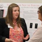 Psychology major Kallie Day discusses her research at Association for Psychological Sciences