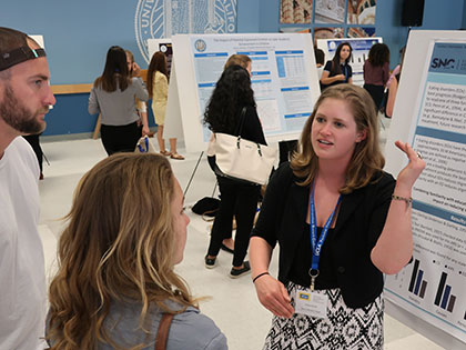 Psychology student Kelsey Brodie talks about her research at UCLA