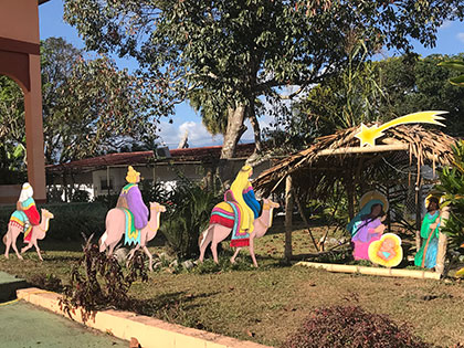 Agua Buena Costa Rica, Christmas nativity display