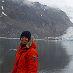 Artist and scientist Anna Davidson, visiting artist at the Sierra Nevada University MFA in Interdisciplinary Arts program.