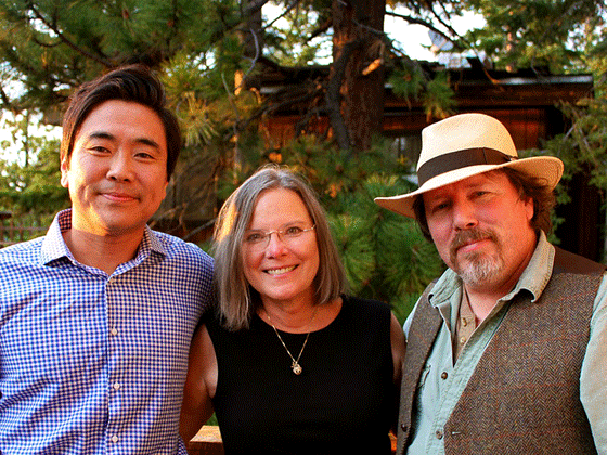 Lee Herrick, Carolyn Forche, and Brian Turner; professors for Sierra Nevada College's low residency MFA program