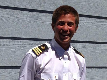 Andrew Lubrano, Finance and Economics major, was a Coast Guard Captain for 6 years