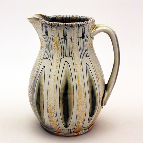 pitcher by ceramicist Lorna Meaden, faculty of the Sierra Nevada University 2022 Summer Art Workshop program