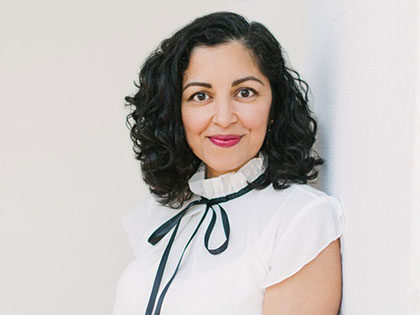 photo of Aimee Nezhukumatathil, author of World of Wonders and 4 books of poetry
