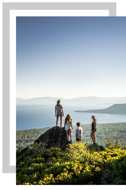 Sierra Nevada College of Entrepreneurial Leadership on a day quest overlooking Lake Tahoe