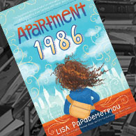 Cover of Apartment 1986 by Lisa Papademetriou, faculty in the low residency MFA in Creative Writing at Sierra Nevada College