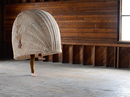 basket experiment by woodworking artist Sasha Petrenko