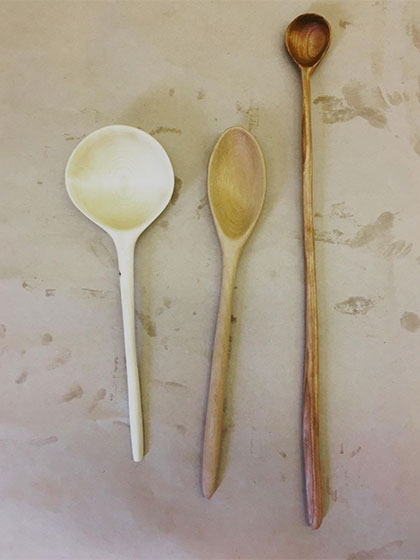 spoonerisms by woodworking artist Sasha Petrenko