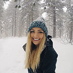 SNU Tahoe student Parker Pilati enjoying the snow.