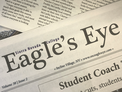 The Eagle's Eye student newspaper logo