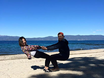 Balancing by the beach, international students juggle classwork and recreation time at SNU Tahoe