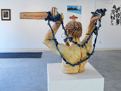 Image from the 2017 Sierra Nevada College undergraduate Fine Arts annual student show.
