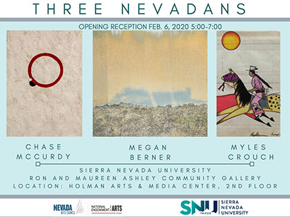 Exhibition work for Three Nevadans, an exhibition from the 2019 Nevada Basin to Range Exchange