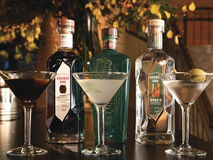 Products from the Bently Heritage Estate Distillery, maker of spirits from grains grown locally on their own land
