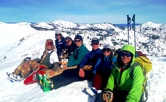 Winter activities at Sierra Nevada College Lake Tahoe