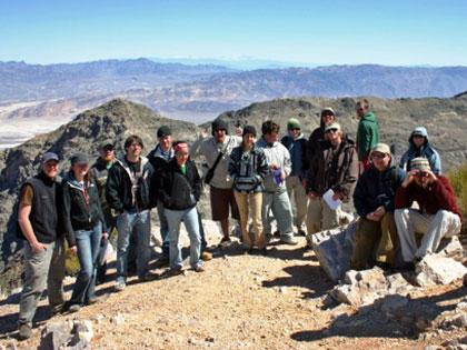 Sierra Nevada University students explore different ecosystems by traveling to Death Valley for class