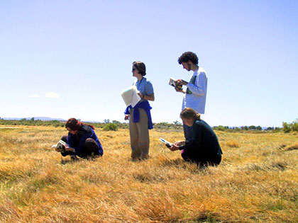 Natural Resource Management students spend the day in Fallon, Nevada to view the birds