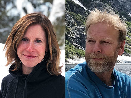 Professors Rosie Hackett and Andy Rost, Sierra Nevada University's new deans of faculty