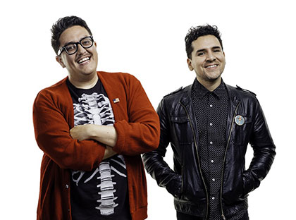 Artist Favy Fav and art historian Babelito are the hosts of the podcast Latinos Who Lunch