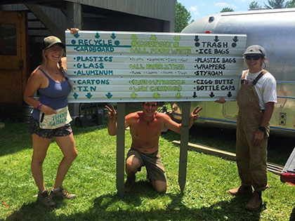Sustainability and Ski Business Resort Management alumna Marina McCoy works with her company Waste Free Earth