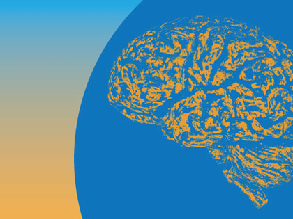 logo of stylized brain structure for the Psychology Research Fair