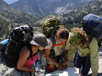 Sierra Nevada University students participated in Wilderness Orientation that takes them to Desolation Wilderness before classes begin